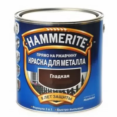 ХАММЕРАЙТ по ржавчине гладкая RAL6005 зеленый мох 0,75л
