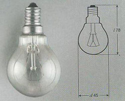 Лампа ДШ 40Вт Е14 100шт. в упаковке