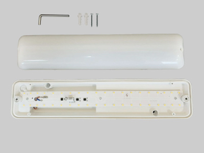 Светильник светодиодный антивандальный FL-LED DPB-01 12W 4500K (для подъездов)